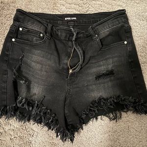 Women’s Black Jean shorts